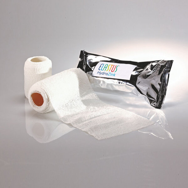 ELASTUS-HydroZink Stütz- und  Entlastungsbinden 8 cm x 7 m (10 Stck.)