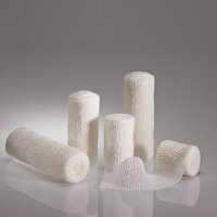 ELASTUS-mull gekreppt Mullfixierbinden weiß, 4 m x...