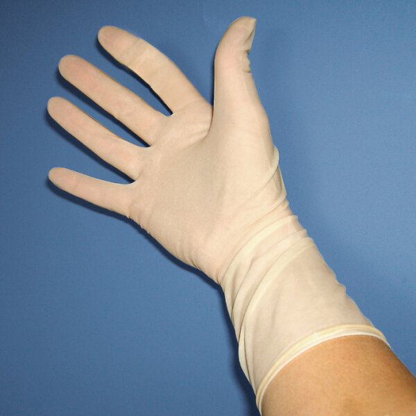 NOBAFEEL-sensitive OP-Handschuhe, Latex, steril, weiß, puderfrei, Gr. 7 (50 Paar)