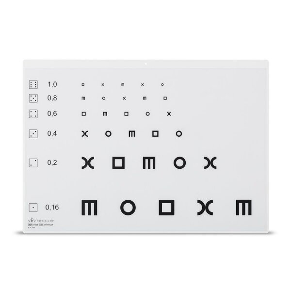Optotypentafel zu H-Test