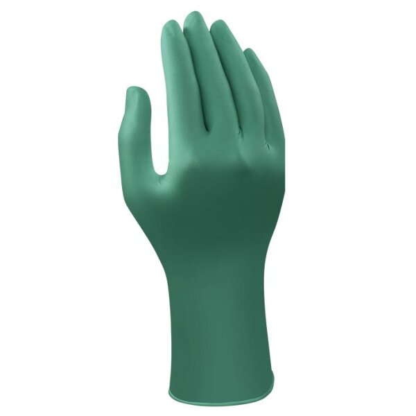 Nitrilhandschuhe Nitra-Touch | blau-grün | puderfrei | unsteril | Gr. S | lange Stulpe | 100 Stück