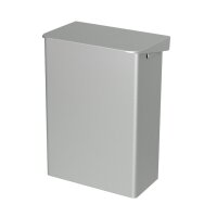 ingo-man Abfallbox AB 6 A  6 Ltr. Aluminium silber eloxiert