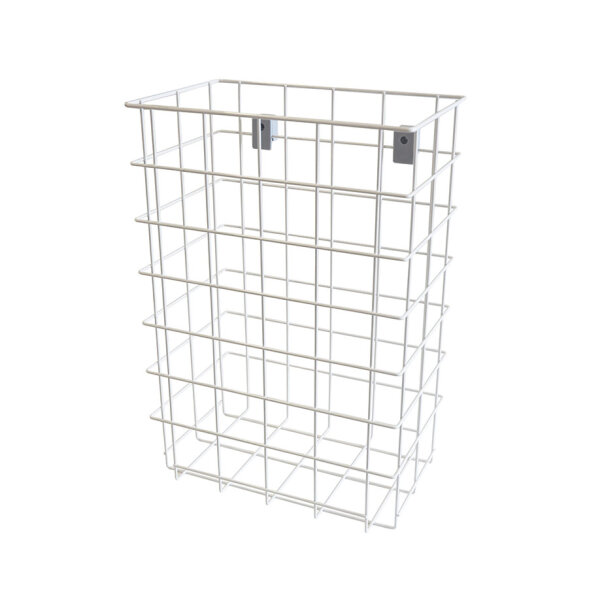 ingo-man Abfallkorb SK 26 P 26 Ltr. Stahldraht weiß pulverbeschichtet (RAL 9003)