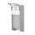 ingo-man classic 500 ml E 26 A/25 Seifen- und Desinfektionsmittelspender mit kurzem Bedienhebel, Aluminium silberfarbig eloxiert
