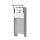 ingo-man classic 500 ml E 26 A/K Seifen- und Desinfektionsmittelspender mit kurzem Bedienhebel, Aluminium silberfarbig eloxiert