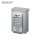 ingo-man Hygiene-Abfallbox 6 Ltr. AB 6 HB 1 A  Aluminium silber eloxiert
