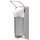 ingo-man plus 500 ml IMP E A/25 Seifen- und Desinfektionsmittelspender mit kurzem Bedienhebel, Aluminium silberfarbig eloxiert