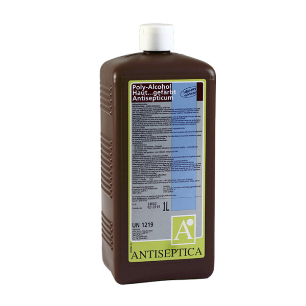 Poly-Alcohol Haut-Antiseptikum gefärbt, 1 Ltr.