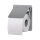 SanTRAL Toilettenpapierspender TRU 1 E ST für 1 Standardrolle Edelstahl mit Anti-Fingerprint-Beschichtung