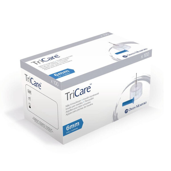 TriCare Pennadeln 31 G, 0,25 x 6 mm (100 Stck.)
