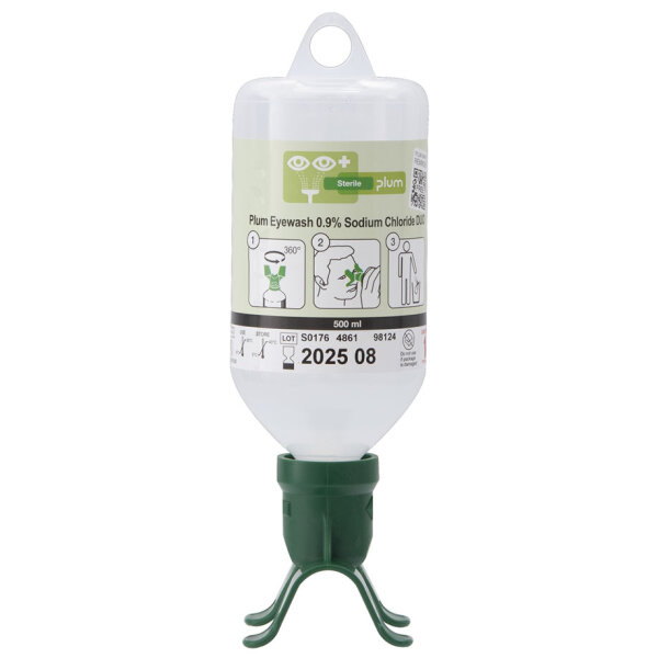 Plum Wound and Eyewash Duo 500 ml (0,9 % Natriumchloridlösung)