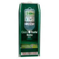QuickSafe Solo Station mit 1 Flasche u. 1 x QuickFix...