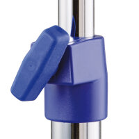 ISS Kunststoffbuchse ultramarineblau RAL5002 montiert mit...