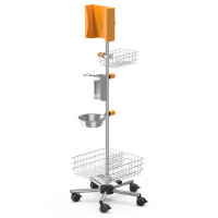 mobiles Hygienecenter, melonengelb RAL 1028 *Versand nur...