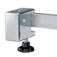 Wandschienenklaue für Normschienen, mit Aufnahme...