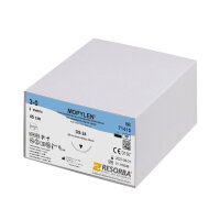 MOPYLEN DS 24 3/0=2 blau monofil, Nahtmaterial...