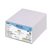 MOPYLEN DSM 13 6/0=0,7 blau monofil,  Nahtmaterial...