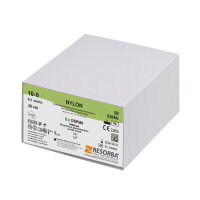 NYLON 2x DSPM 6 10/0=0.2 schwarz monofil Nahtmaterial...
