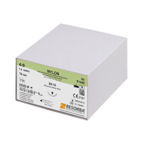 NYLON DS 18 4/0=1,5 schwarz monofil, Nahtmaterial...
