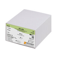 NYLON DS 18 5/0=1 schwarz monofil, Nahtmaterial...