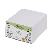 RESOLON DS 16 3/0=2 blau monofil, Nahtmaterial...