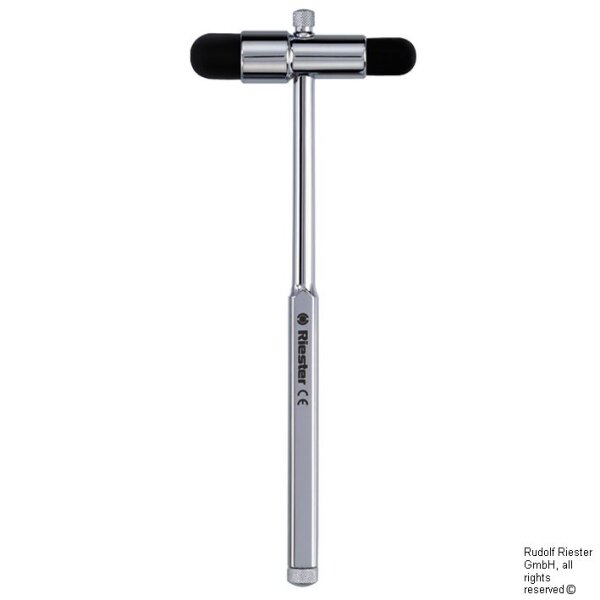 buck Perkussionshammer 18 cm, mit Nadel und Pinsel, Griff verchromt