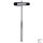 buck Perkussionshammer 18 cm, mit Nadel und Pinsel, Griff verchromt