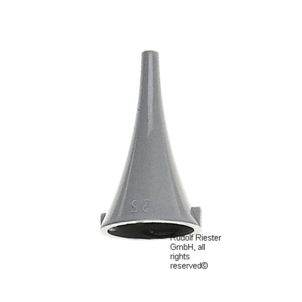 Einmal-Ohrtrichter, Ø 2,5 mm, grau (500 Stck.)