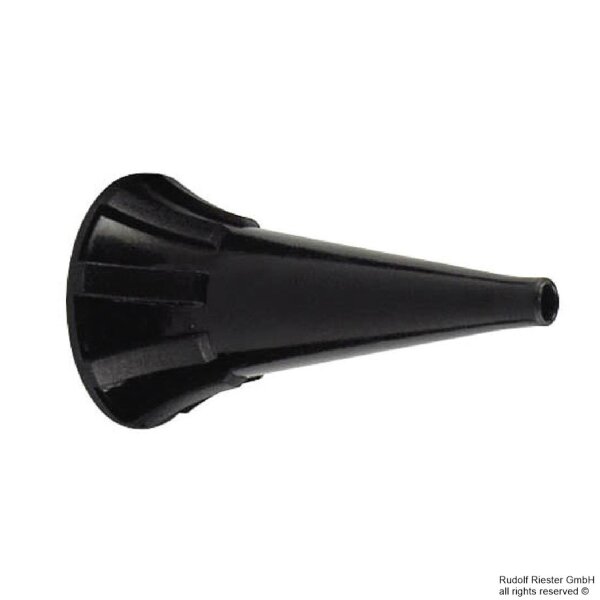 Einmal-Ohrtrichter, Ø 3 mm, schwarz (100 Stck.)