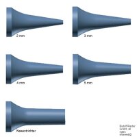 Einmal-Ohrtrichter, Ø 4 mm, schwarz (100 Stck.)