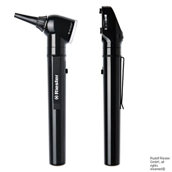 e-scope F.O. Otoskop/Ophthalmoskop-Set LED 3,7 V, schwarz