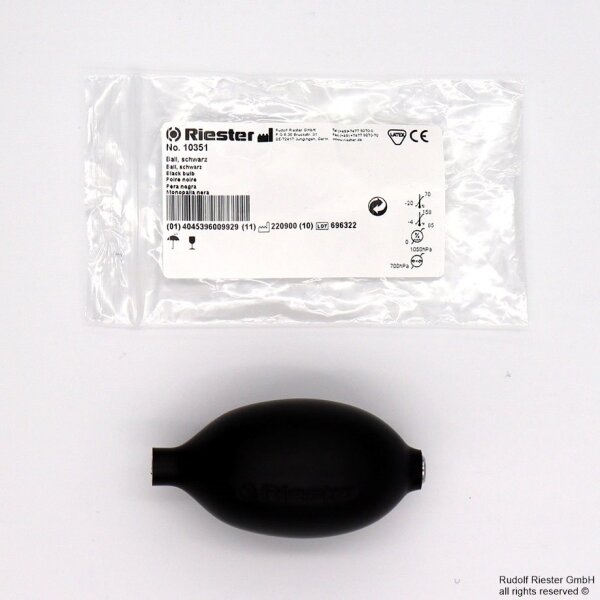 Latexball schwarz