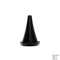 Ohrtrichter, wiederverwendbar, Ø 3 mm, schwarz