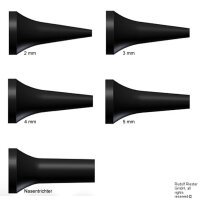 Ohrtrichter, wiederverwendbar, Ø 5 mm, schwarz (10...