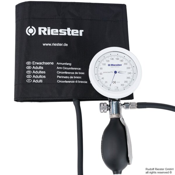 precisa N shock-proof, Ø 63 mm, Kunststoff/Metall, 1-Schlauch, latexfrei mit Klettenmanschette Erwachsene