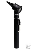 ri-mini Otoskop XL 2,5 V, schwarz, mit Griff Typ AA in...