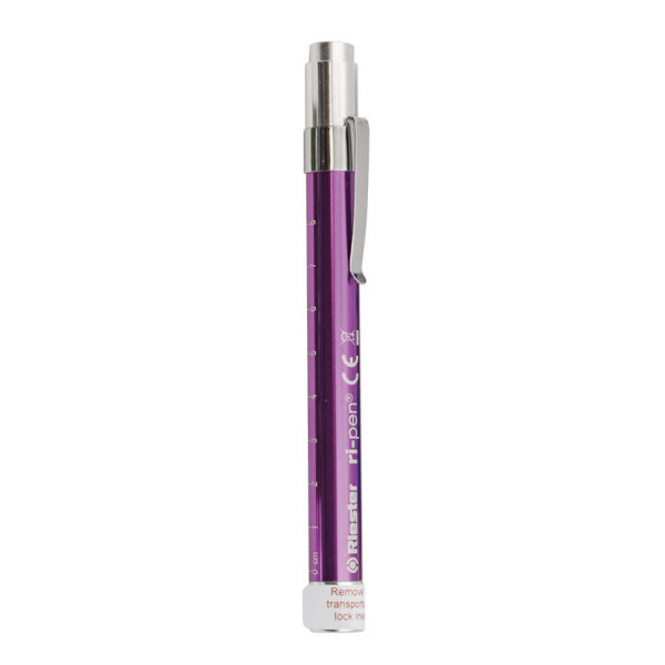 ri-pen Diagnostikleuchte, violett, LED 3 V, inkl. 2 Batterien Typ AAA
