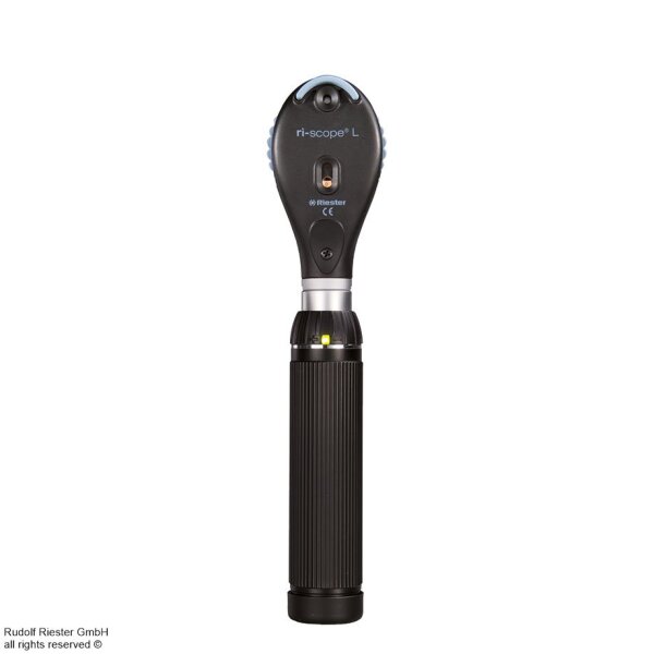 ri-scope L2 Ophthalmoskop LED 2,5 V, mit Griff Typ C für 2 Alkaline-Batterien Typ C oder ri-accu