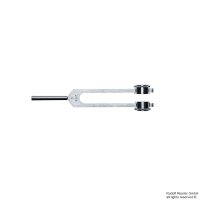 Stimmgabel c-1 256 Hz, Aluminium, mit Dämpfern