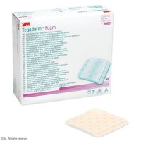 3M Tegaderm Foam Schaumverband nicht klebend, 10 x 10 cm...