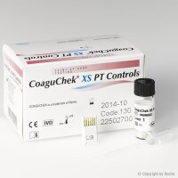 CoaguChek XS PT Controls | 4 Stück
