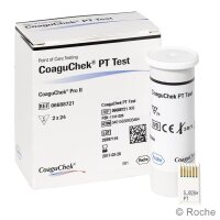 CoaguChek PT Teststreifen zur quantitativen Bestimmung...