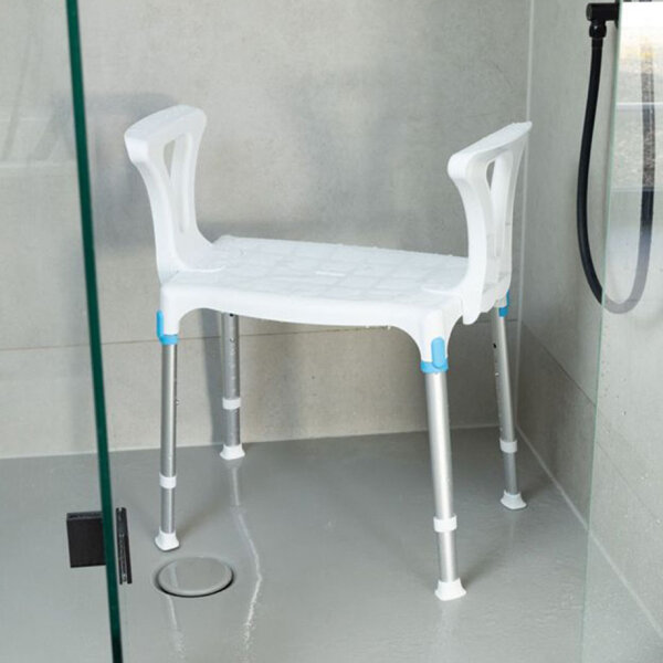 Duschhocker Laguna mit Armlehnen