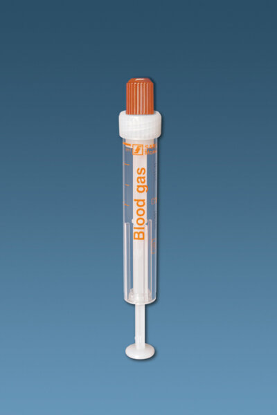 Blutgas-Monovetten 2 ml, Lithium- Heparin calcium-balanc. (100 Stck.) 66 x 11 mm, transparentes Kunststoffetikett, einzeln steril VE /