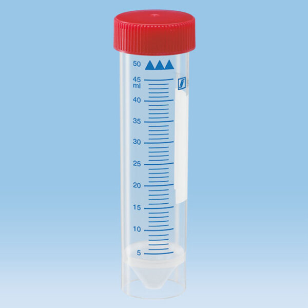 Sarstedt PP-Schraubröhrchen 50 ml | 115 x 28 mm | Spitzboden | steril | 25 Stück