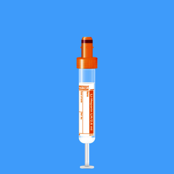 Sarstedt S-Monovetten | 2,6ml mit Etikett | 65 x 13mm | LH | 50 Stück
