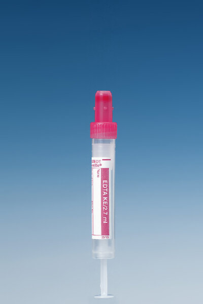 Sarstedt S-Monovette® 2,7 ml | 66 x 11 mm | Kalium-EDTA | Standardetikett | steril | 50 Stück