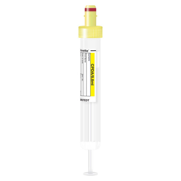 Sarstedt S-Monovette® | 8,5 ml | 92 x 15 mm  CPDA1 mit Standardetikett | steril | 50 Stück