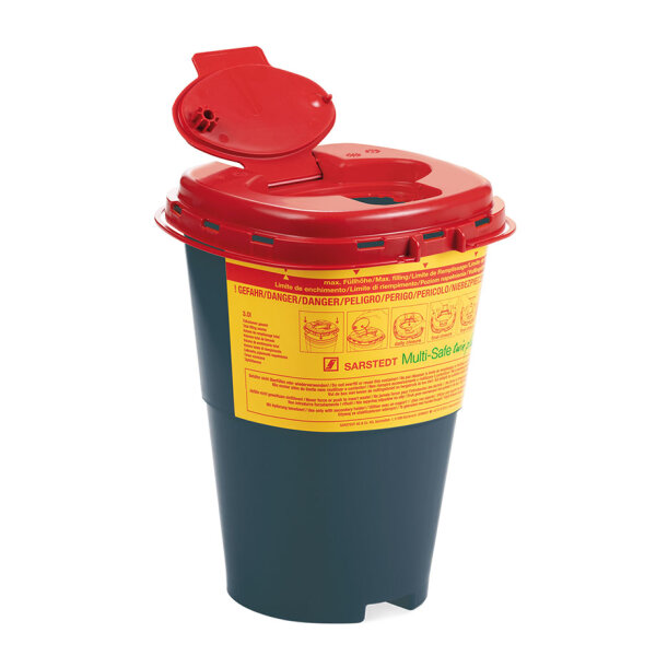 Kanülensammler | Multi-Safe twin plus 3000 REC | 3 Liter | 1 Stück