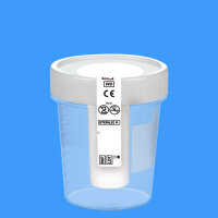 Urinbecher NFT 100 ml steril, mit montiertem...
